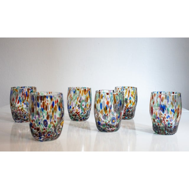 Klimt Glasses by Iskra for Ribes Studio, Set of 6 For Sale - Image 11 of 15