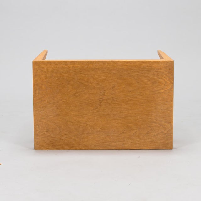 Severin Hansen Teak Bedside Table by Severin Hansen for Haslev Møbelsnedkeri, 1957 For Sale - Image 4 of 6