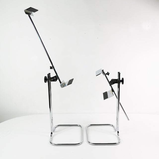 Audio stands originated in Germany in the 1970s. Made of chrome-plated metal. Practical and easy to adjust - perfect for...