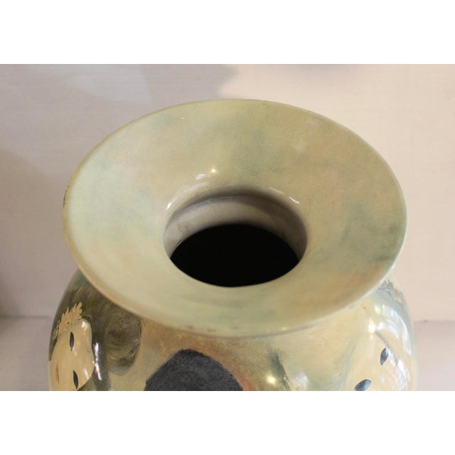 Ceramic Beautiful Mid-Century Ceramic Vase For Sale - Image 7 of 8