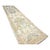 Turkish 21st Century Turkish Oushak Wool 3x19 Yellow, Ivory & Charcoal Handmade Runner Rug #1144143 For Sale - Image 3 of 8