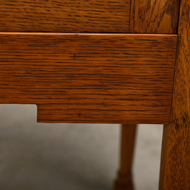 Art Deco Amsterdam School Display Cabinet in Oak, Netherlands, 1930 For Sale - Image 14 of 18