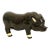 Vintage Sittre Prod. Inc Black Ceramic Pig Figure For Sale