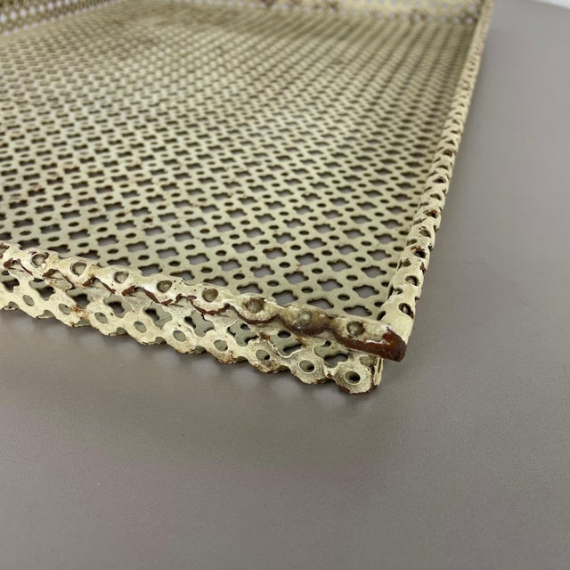 French Metal Tray Rigituelle by Mathieu Matégot, 1950s For Sale - Image 10 of 18