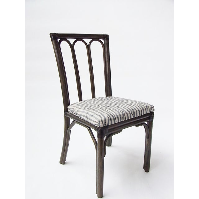 Dining Chairs in Rattan and Bamboo from McGuire, USA, 1970s, Set of 6 For Sale - Image 3 of 18