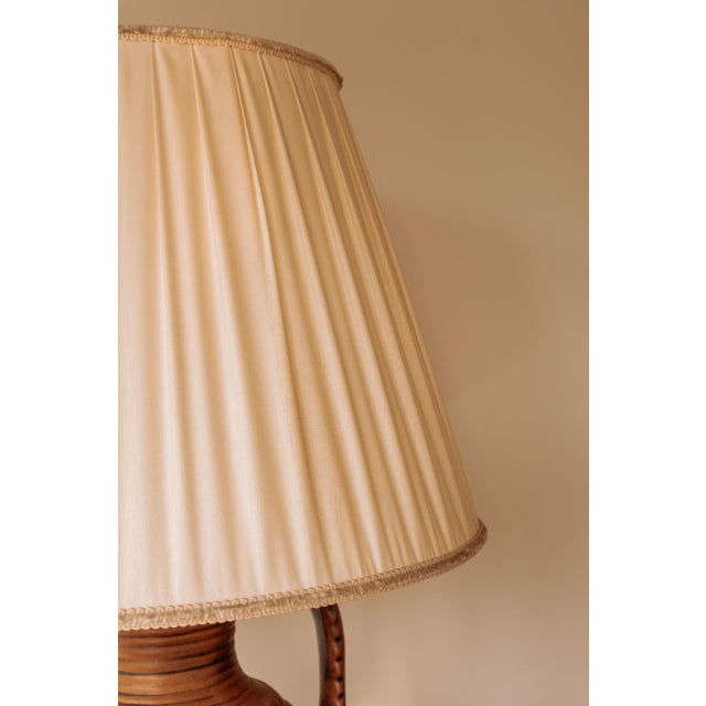 1970s Vintage Ceramic Vase Lamp, West Germany, 1970s For Sale - Image 5 of 13
