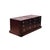 Traditional Oriental Brown Mother of Pearl Motif Rectangular Drawers Chest Box For Sale - Image 3 of 10