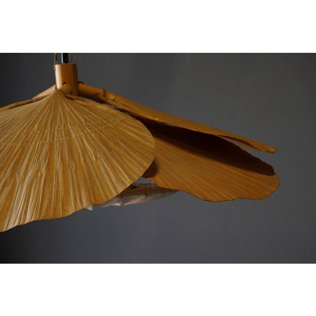 Hana II Chandelier Uchiwa Series by Ingo Maurer for Design M, Germany, 1970s For Sale - Image 9 of 14