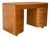 Heywood Wakefield Maple Desk Mid Century Modern 1950s Sculpted Drawer Pulls For Sale