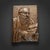 Rustic European Hand Carved Wood Rabbi Torah Wall Plaque Folk Art-Bas Relief-Judaica-Religious For Sale - Image 3 of 11