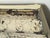 Late 20th Century Distressed White Embossed Tin Architectural Wall Panel, Vintage For Sale - Image 5 of 12