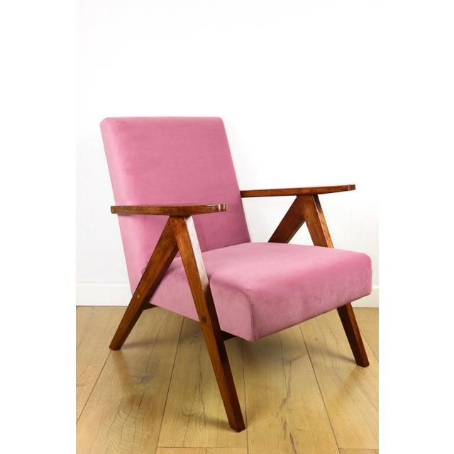 Pink Vintage B-310 Lounge Chair in Pink, 1970s For Sale - Image 8 of 11