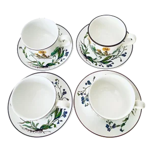 Vintage Villeroy & Boch Botanica Porcelain Tea Set- 8 Pieces