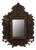 Baroque Regency Style Wall Mirror in Carved and Patinated Wood, 19th Century For Sale