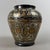 Oriental Vase with Engraved Brass and Gilded Silver For Sale - Image 3 of 11