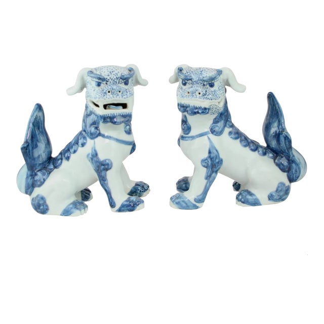 Pair of Mythology Foo Dogs For Sale