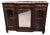 inlaid Furniture Dresser with Mirror and Side Windows For Sale