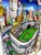 Contemporary Charles Fazzino, Let's Go Yankees, 3d Mixed Media Serigraph, Signed Edition of 200, 30x23 In., 2002 For Sale - Image 3 of 3