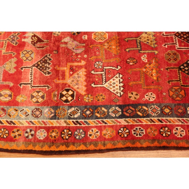 1970s Nazmiyal Collection Vintage Persian Gabbeh Rug For Sale - Image 5 of 7