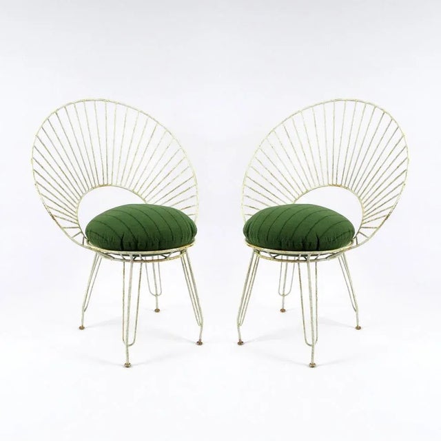 Beige Set of French Garden Chairs, 1950s For Sale - Image 8 of 8