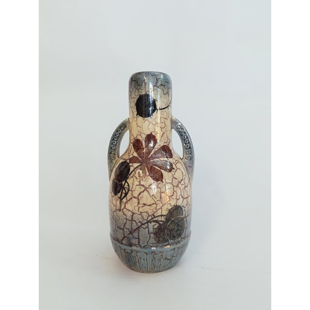 Ceramic Amphora Vase from Royal Dux, 1900s For Sale - Image 6 of 9