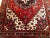 Vintage Persian Heriz Serapi Area Rug in Near Square Size in Red, Ivory, Navy For Sale - Image 4 of 9