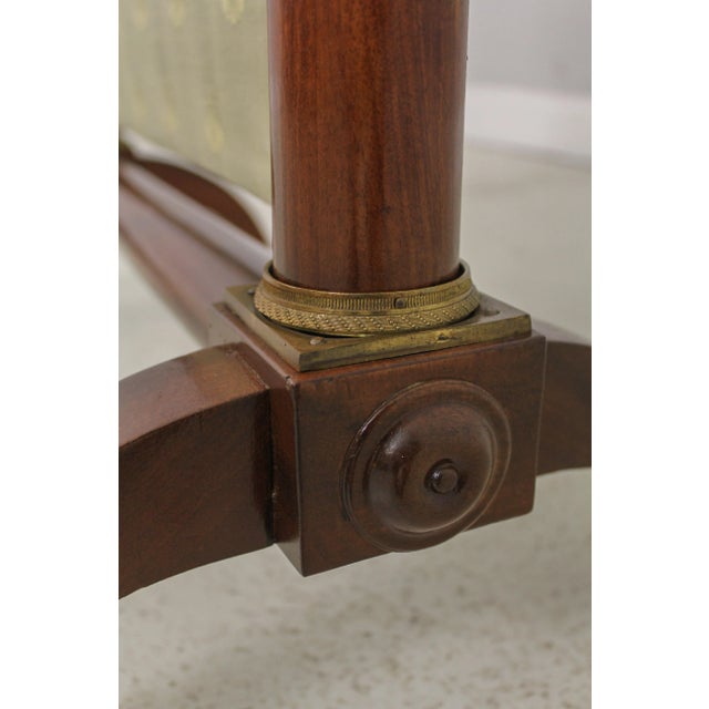 Bronze Antique French Empire Bronze Mounted Firescreen For Sale - Image 8 of 12