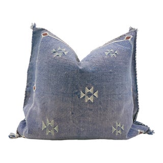 Moroccan Sabra Cactus Silk Pillow Cover For Sale