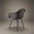 This is a very nice example of a second-generation Charles and Ray Eames DAX armchair for Herman Miller in Elephant Gray...