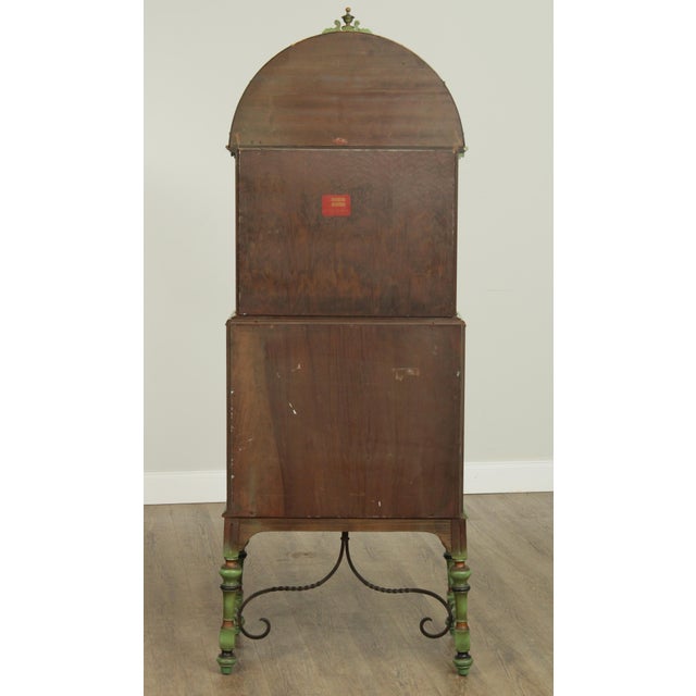 Mechanics Furniture, 1920's Hand Painted Peacock Secretary Desk Chairish