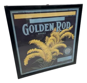 Golden Rod California Advertising Label, 1930s