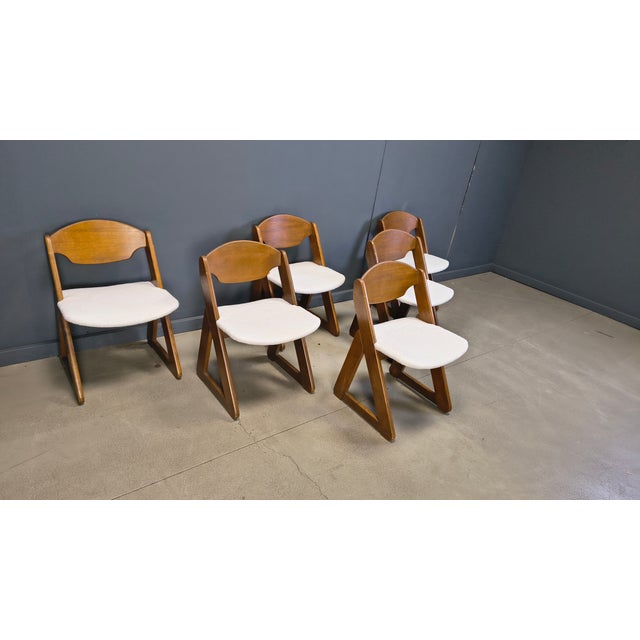 Vintage Brutalist Dining Chairs, 1960s, Set of 6 For Sale - Image 9 of 15