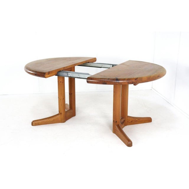 Pine Round Extendable Idom Dining Table from Vamdrup For Sale - Image 14 of 16
