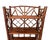 Vintage Chinoiserie Tortoiseshell Bamboo & Rattan 4-Tier Etagere Bookshelf For Sale - Image 12 of 12