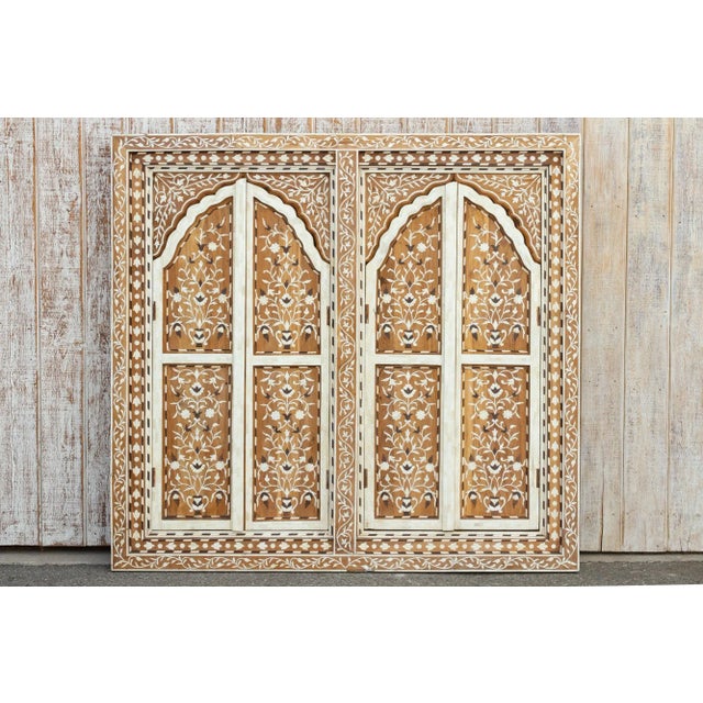 Royal Arched Mihrab Marquetry Window Panel For Sale - Image 12 of 14