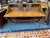 Design Plus Gallery presents a Leather Clad British Campaign Desk with Steel Sword Base by Maitland-Smith. The desk is...