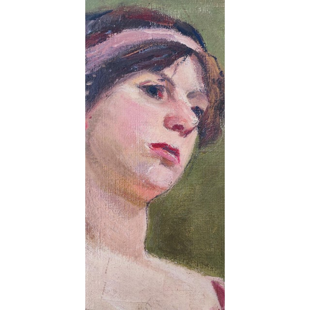 Charles De Ziegler, La danseuse au tutu rose, Oil on Canvas For Sale - Image 5 of 12