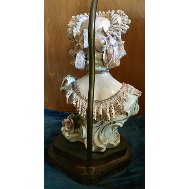 Vintage 1950s Cordey Victorian Lady Lamp Chairish