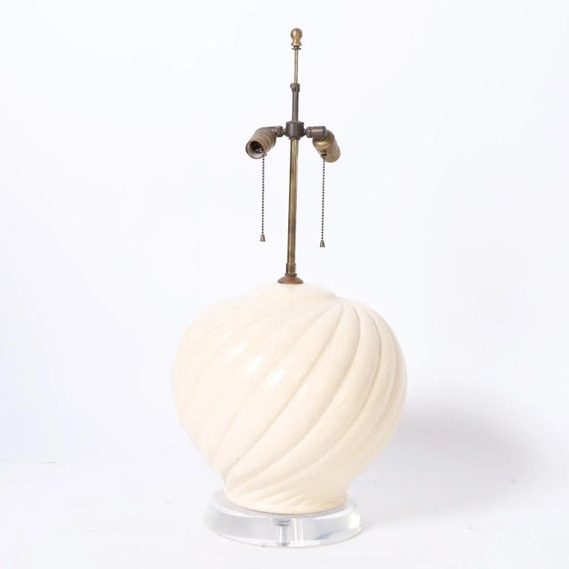 Mid Century Italian Ceramic Table Lamp For Sale In West Palm - Image 6 of 6