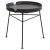 Metal Black Centro Stool with Black Tray by OK Design For Sale - Image 7 of 7