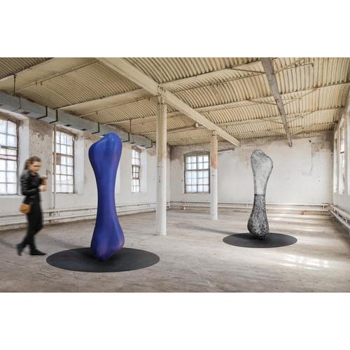 Blue Anatomical Fragments Sculptural Object by Caspi Ceramics Nl For Sale - Image 8 of 10