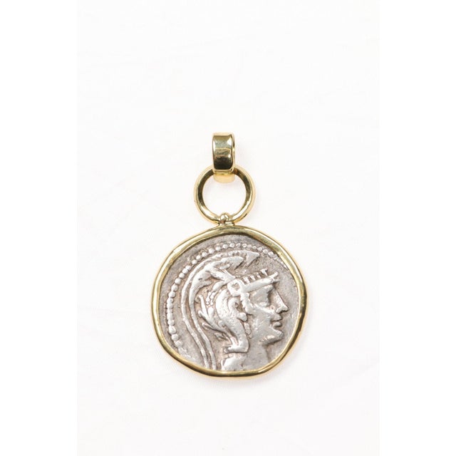 A New Style Tetradrachm Pendant W/18k Trim For Sale - Image 13 of 13