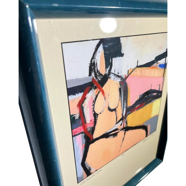Abstract Gestural Female "Nude Landscape, No. Three" Original Limited Edition Giclée Print For Sale - Image 3 of 7