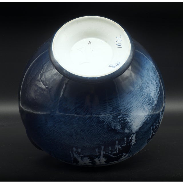 Antique Jugendstil Delft Vase by Henri Breetvelt Maastricht, 1900s, in Flawless conditions. Designed 1890 to 1919 This...