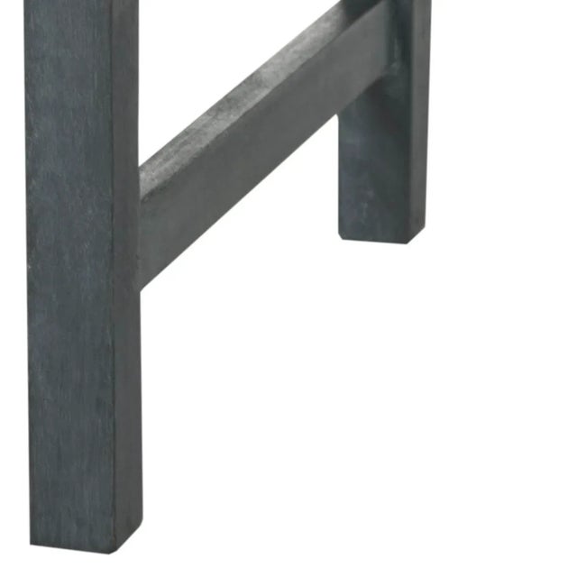 2020s Elise 3 Seat Bench in Ash Grey & Beige For Sale - Image 5 of 6