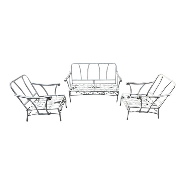 Beautiful Vintage MCM Conversation Set, 3 Pieces For Sale