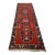 Caucasian Runner 4′ X 11′ Red Wool Vintage Tribal Hand-Knotted Oriental Rug For Sale