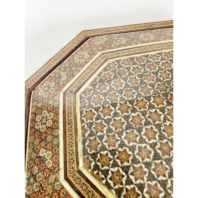 Gold Large Vintage French Marquetry Wooden Box, 1970s For Sale - Image 8 of 13