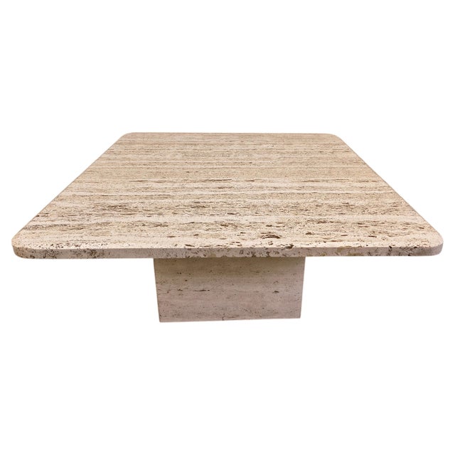 Vintage Travertine Coffee Table, 1970s For Sale - Image 11 of 11