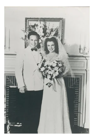 Marilyns Wedding or the Bridal Couple, June 19th, 1942, 1953, Photograph